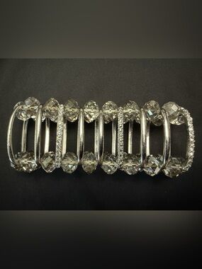 Park Lane Odyssey Swarovski Crystal Bracelet Silver Retired $119